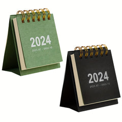 2pcs Mini Desktop Calendar Year Christmas Gift