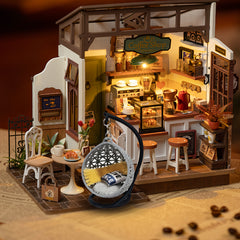 Mini Hanging Basket Chair 1pc Model ABS Resin DIY Dollhouse Swing Chair