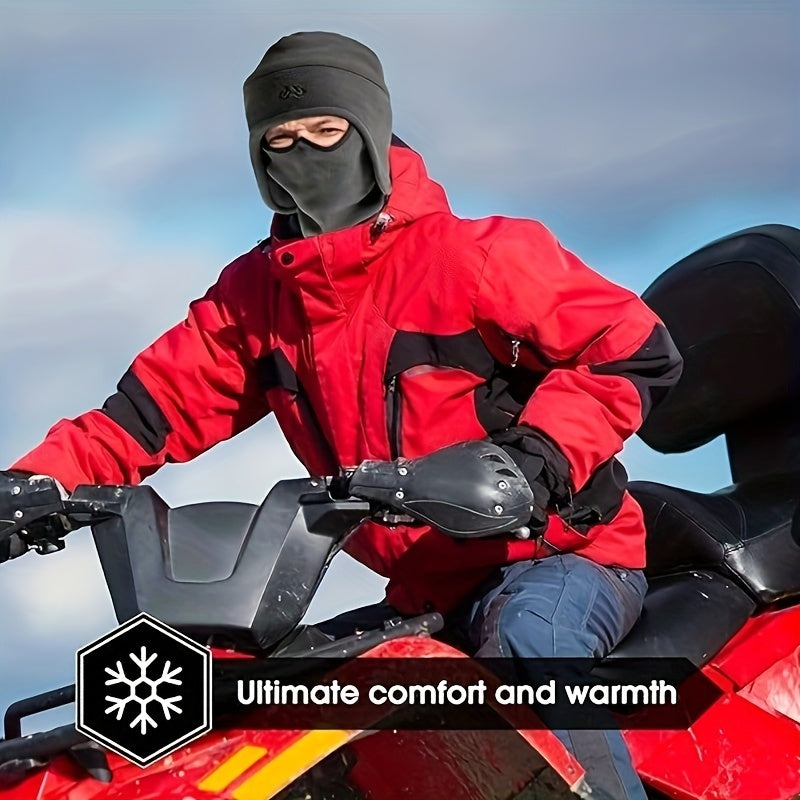 Warm Ski Helmet with Ear Protection for Cold Weather