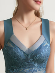 3pcs Lace Wireless Bras Full Coverage Comfy & Breathable Lingerie & Underwear