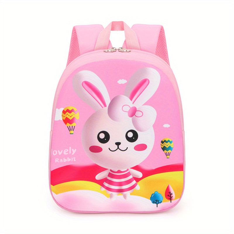 Kids' Cartoon Rabbit Dinosaur Astronaut Backpack Lightweight Breathable Bag
