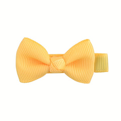 40pcs Solid Bowknot Hair Clip Decorative Accessories for Baby Girls