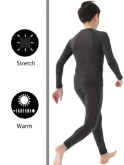 4pcs Kids Compression Long Sleeve Top Warm Undershirt