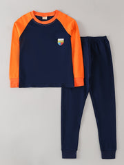 Boys Long Sleeve Thermal Pajamas for Spring & Autumn