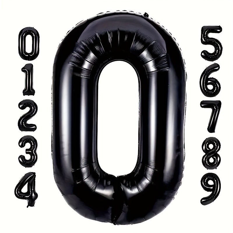 Large 101 6cm Number Balloons Set for Christmas Halloween