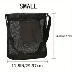 Mesh Clear Mushroom Bag Large Capacity Foraging Pouch