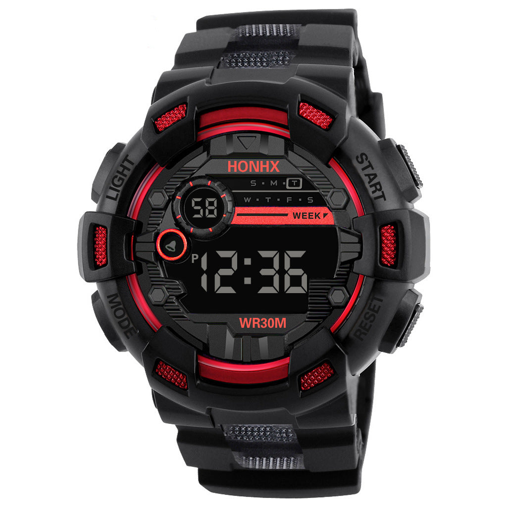 Girls Casual Digital Watch with Silicone Band