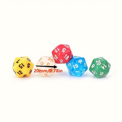 1PC D20 Gaming Dice 20 sided Dice Number 1-20 RPG Game