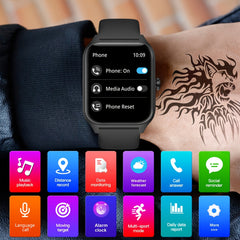Smartwatch Wireless Call Watch Answer End Call Message Real Time Push