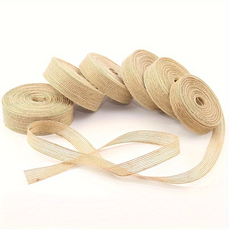 Christmas Tree Gift Wrapping Burlap Ribbon 10 Meters Long