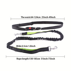 Elastic Pet Dog Leash for Outdoor Running and Walking