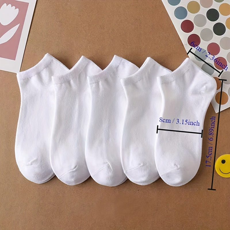 10 Pairs Men's Sweat-Resistant Low Cut Socks