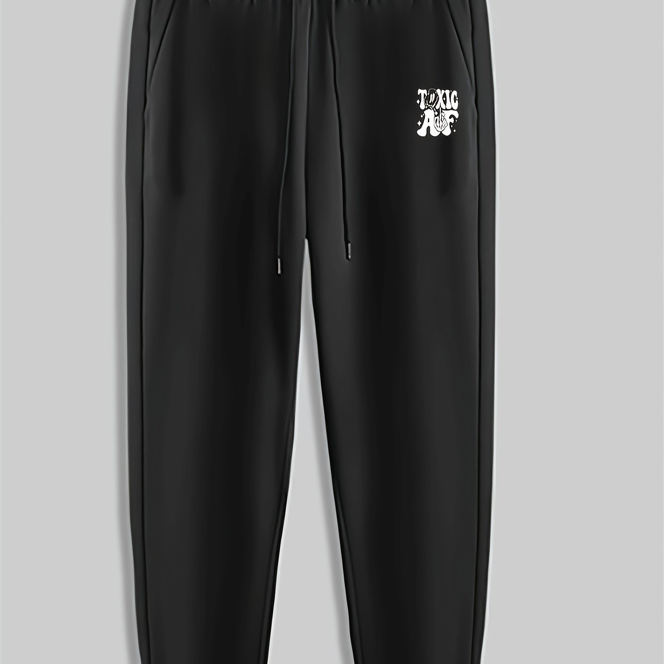 Men's Casual Drawstring Sweatpants Loose Trousers