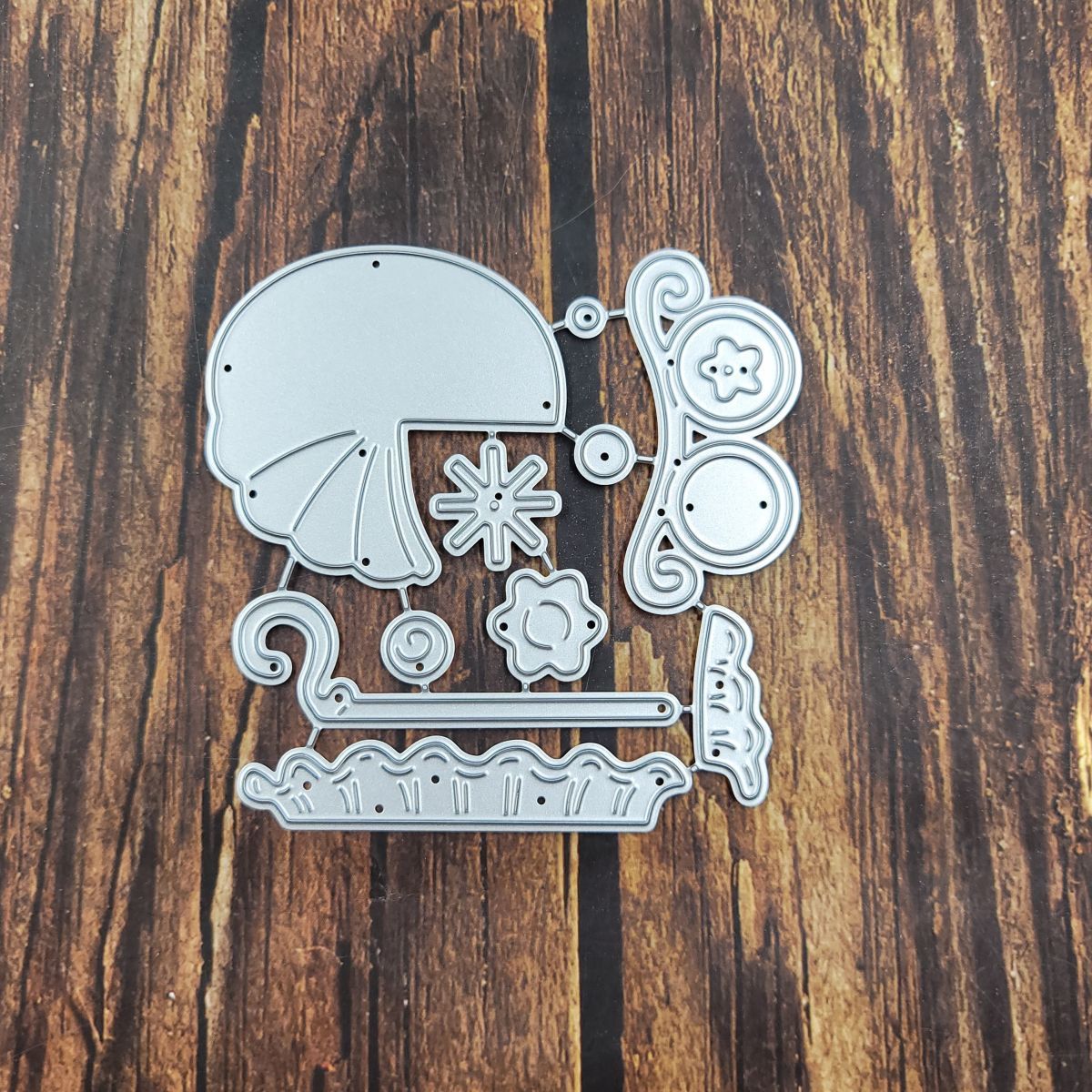 1pc Infant Stroller Metal Cutting Mold DIY Scrapbooking Craft Embossing Tools