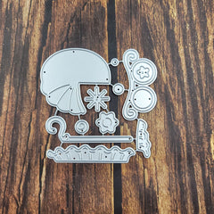 1pc Infant Stroller Metal Cutting Mold DIY Scrapbooking Craft Embossing Tools