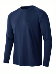 Men's Sun Protection Shirt UPF 50 Long Sleeve Rash Guard