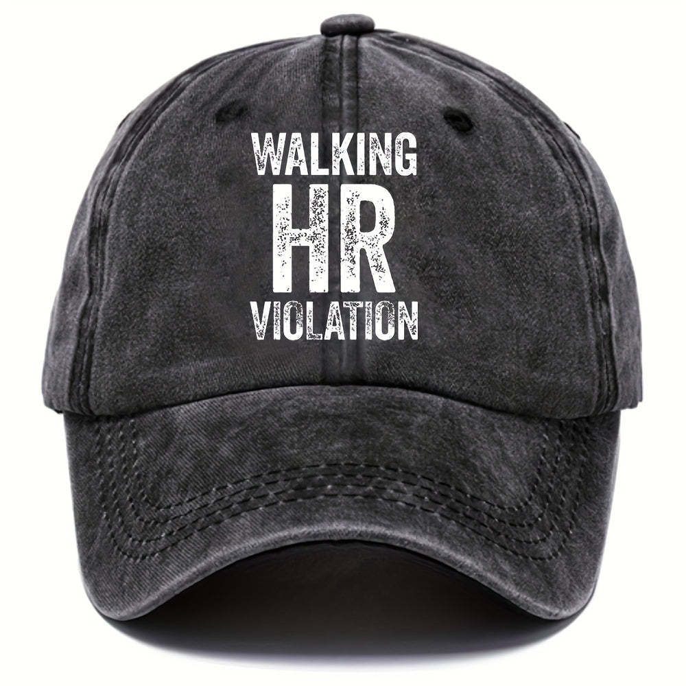 Washed Distressed Baseball Cap Outdoor Sun Hat Trucker Hat Adjustable