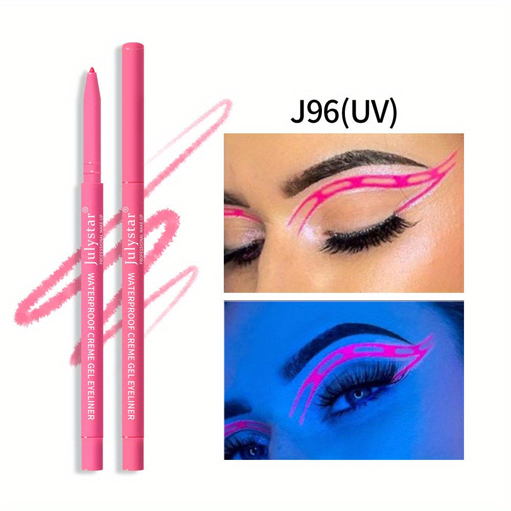 Fluorescent Eyeliner Pen Waterproof Luminous Long Lasting Matte
