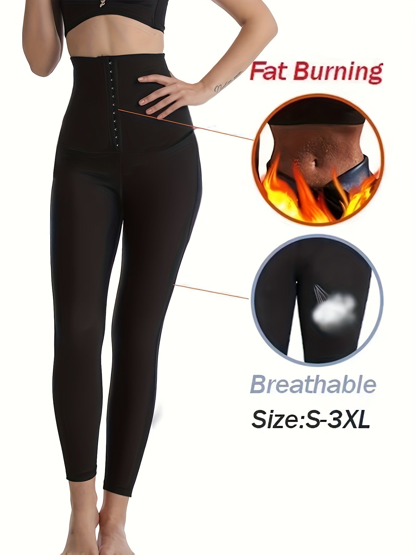 Yoga Sauna Sweat Pants for Women Fitness Training