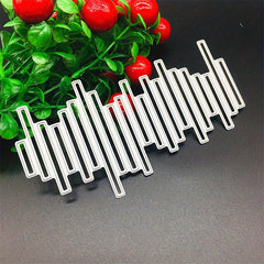 Rectangular Stripe Frame Metal Cutting Dies for DIY Scrapbooking