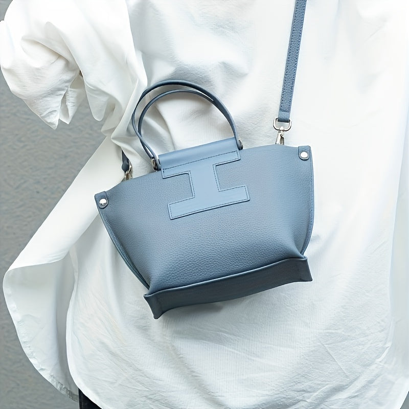 Women's Leather Handbag Large Capacity Convertible Crossbody Bag