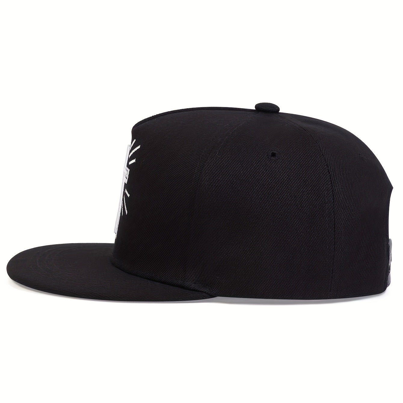 Glitter Cross Men's Flat Brim Hat