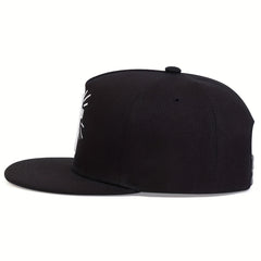 Glitter Cross Men's Flat Brim Hat
