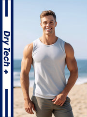 Men's Tank Top Lightweight Soft Muscle Fit Workout