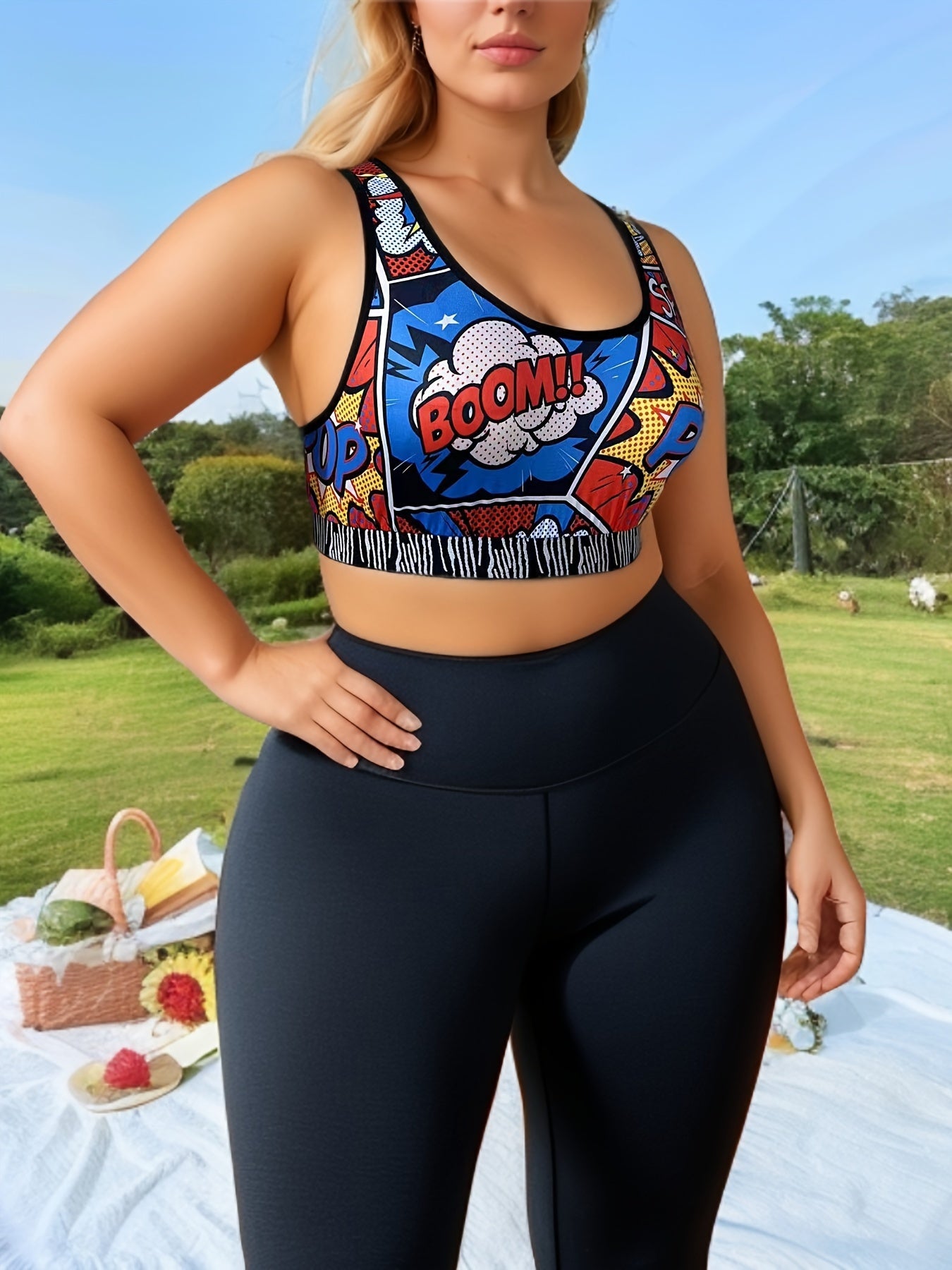 Women's Graphic Print Sports Tank Top