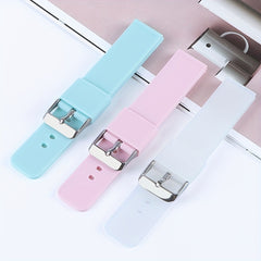 Silicone Watch Band 14mm 16mm 24mm Quick Release Waterproof Sports Wristband