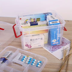 Portable Medicine Box First Aid Storage Health Care Box