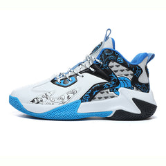 Men's High Top Basketball Shoes Non Slip Shock Absorbing Sneakers