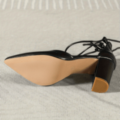 Women's Block Heel Criss Cross Party Shoes