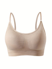 Seamless Wireless Sports Bra Comfy Workout Bra