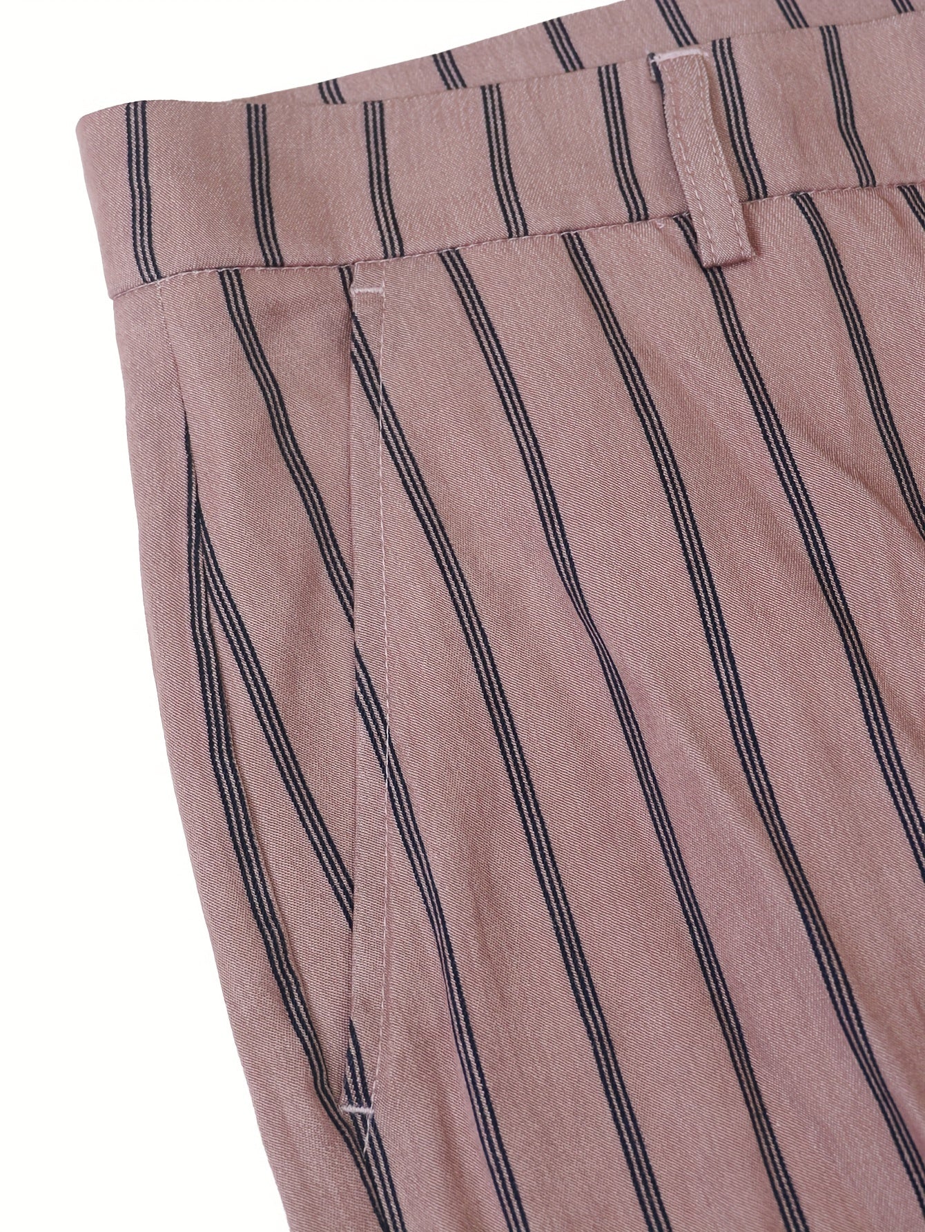 Men's Striped Dress Pants - Semi-Formal Stretch Woven Pants