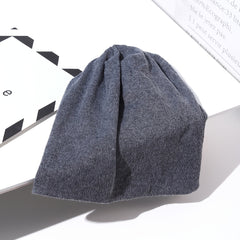 Soft Fleece Skull Cap for Men Winter Warm Cuffed Beanie Hat
