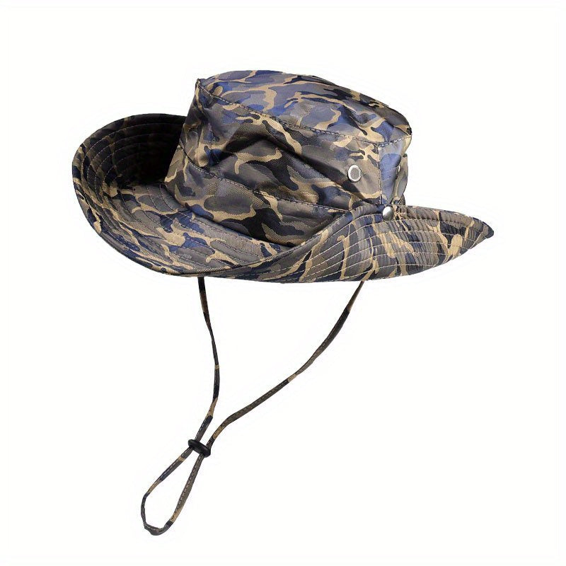 Camouflage Sun Hat for Men and Women - Sun Protection Bucket Hat
