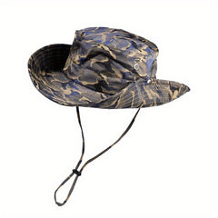 Camouflage Sun Hat for Men and Women - Sun Protection Bucket Hat