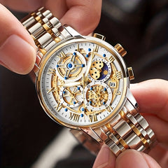 LIGE Golden Boys Watches Steel Student Bracelet Wrist Waterproof Relogio