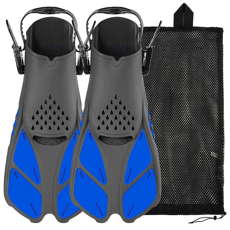 Adult Swim Fins Open Heel Flippers for Snorkeling Diving