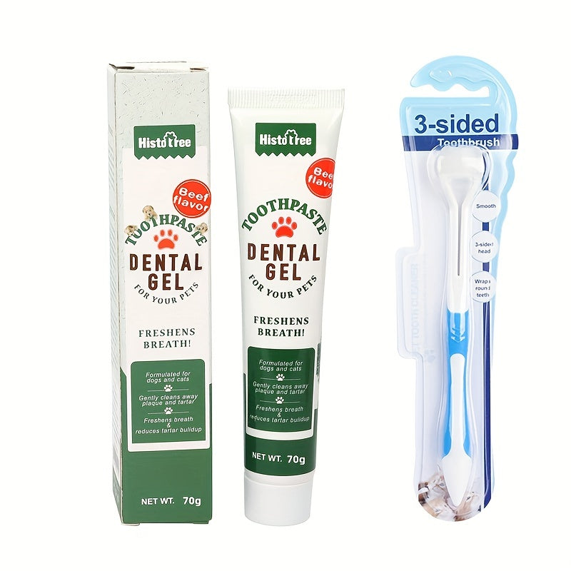 Pet Oral Care Set Dog Toothpaste Toothbrush Cat Toothpaste