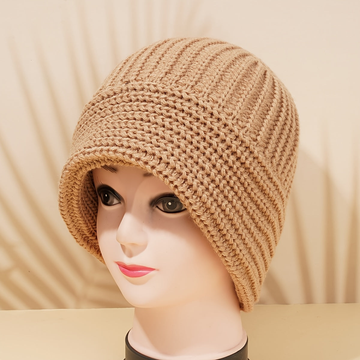 Women's Stretch Knit Beanie Hat Winter Skull Cap Warm Gift