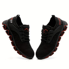 CEATSAFETV Men's Steel Toe Work Shoes Puncture Proof Anti skid