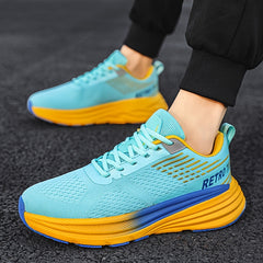 Thick Sole Running Shoes Shock Absorption Wear Resistance Non Slip
