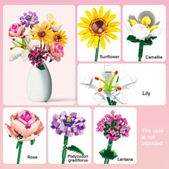 Brick Flower Block Bouquets - Birthday & Holiday Decor