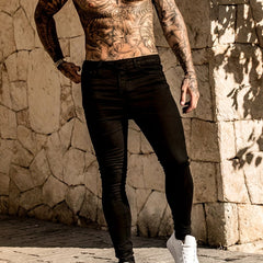 Slim Fit Jeans Men's Casual Street Style Denim Pants