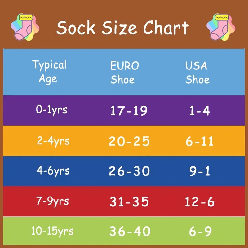 5 Pairs Boys Cartoon Face Socks Summer Spring Thin Breathable Comfortable