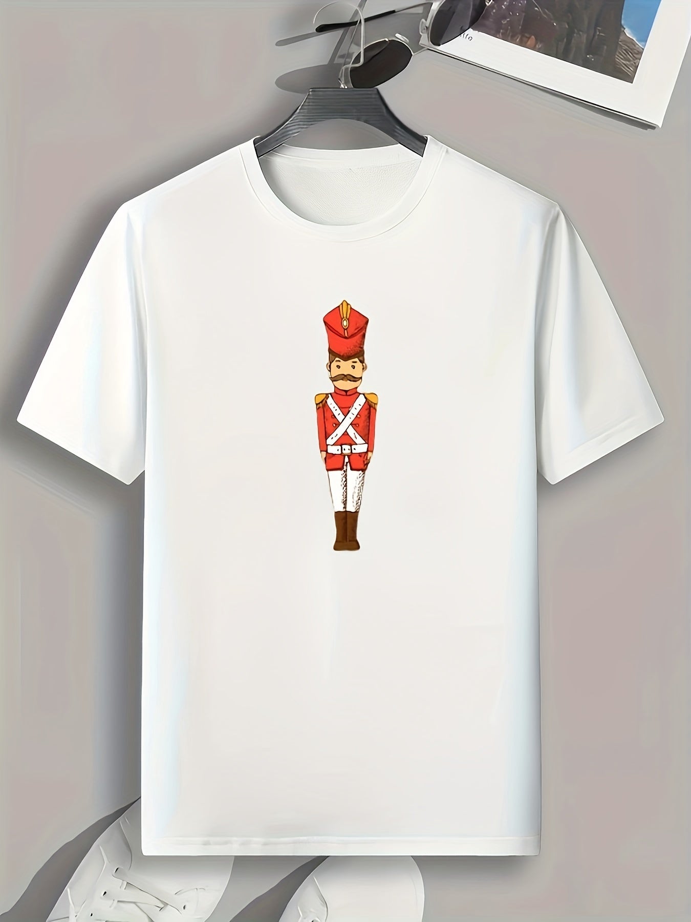 Guard Print Men's Tee Casual Summer T-shirt