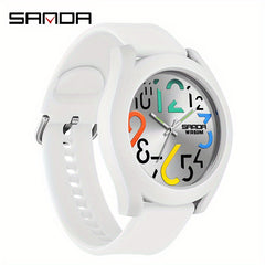 Sanda Colorful Strap Waterproof Digital Quartz Watch
