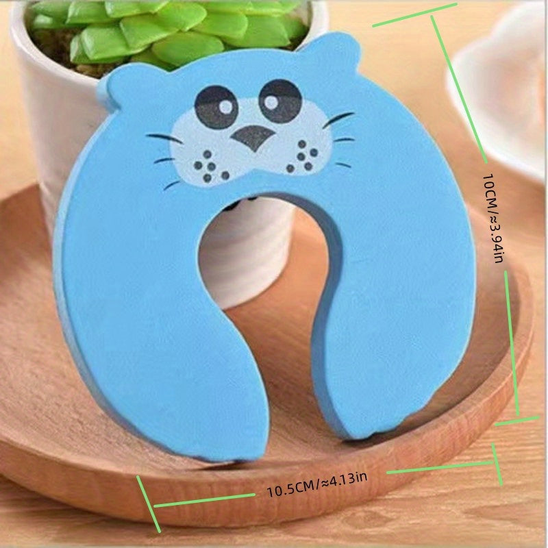 5pcs Cartoon Anti-pinch Door Stop Safety Child Collision Prevention